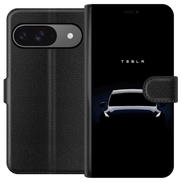 Google Pixel 9 Pro Lompakkokotelo Tesla