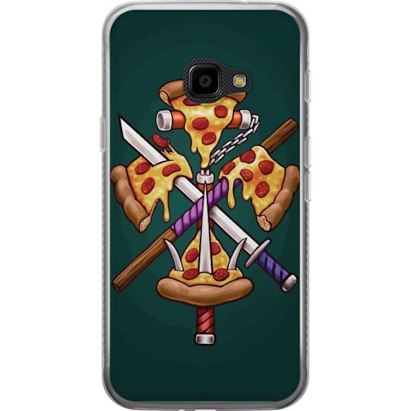 Samsung Galaxy Xcover 4 Genomskinligt Skal Pizza