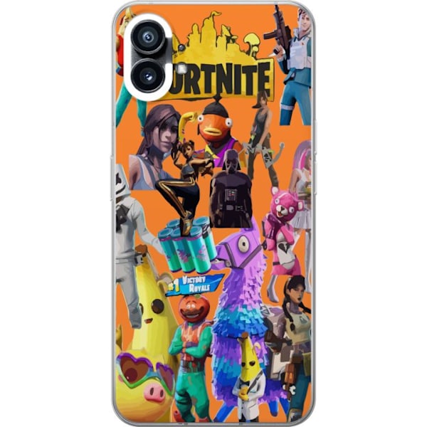 Nothing Phone (1) Läpinäkyvä kuori Fortnite