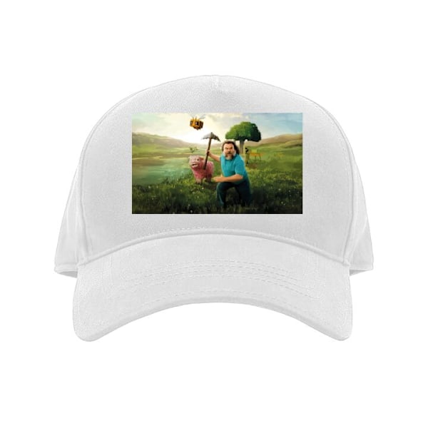 Caps for Voksen | Klassisk Justerbar Caps A Minecraft Movie hvit Voksen
