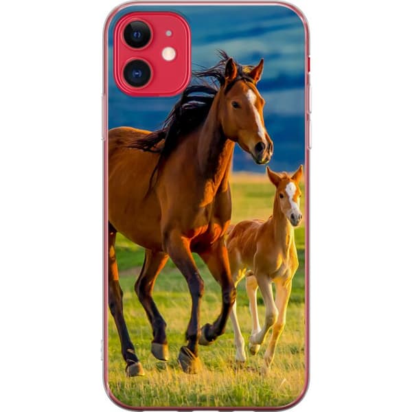 Kompatibel Mobilcover til Apple iPhone 11 Løbende heste