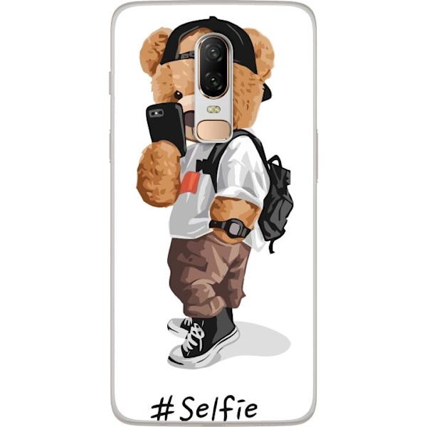 OnePlus 6 Genomskinligt Skal Fashion Bear