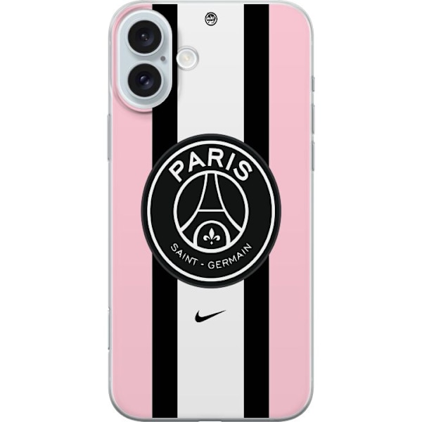 Apple iPhone 16 Plus Gennemsigtig cover Paris Saint-Germain F.