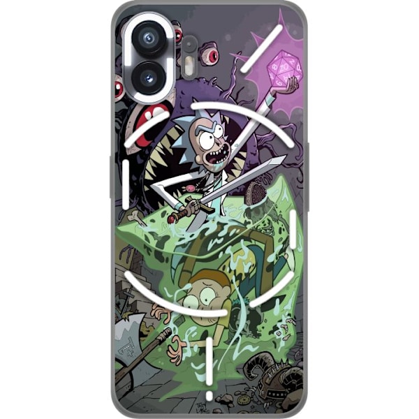 Nothing Phone (2) Gjennomsiktig deksel Rick and Morty