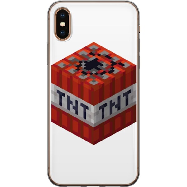 Apple iPhone XS Max Läpinäkyvä kuori Minecraft TNT