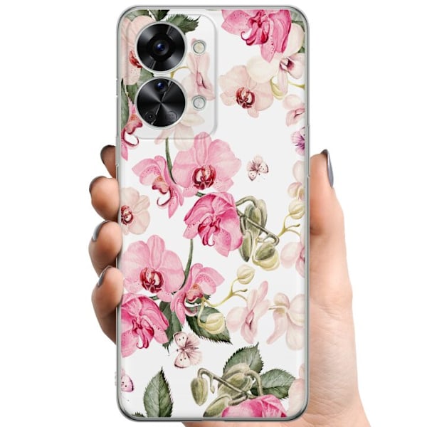 OnePlus Nord 2T TPU Matkapuhelimen kuori Kukat