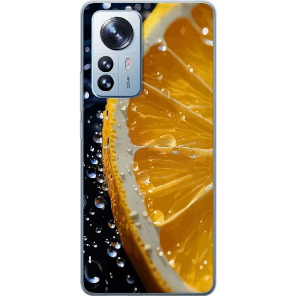 Xiaomi 12 Pro Genomskinligt Skal Apelsin