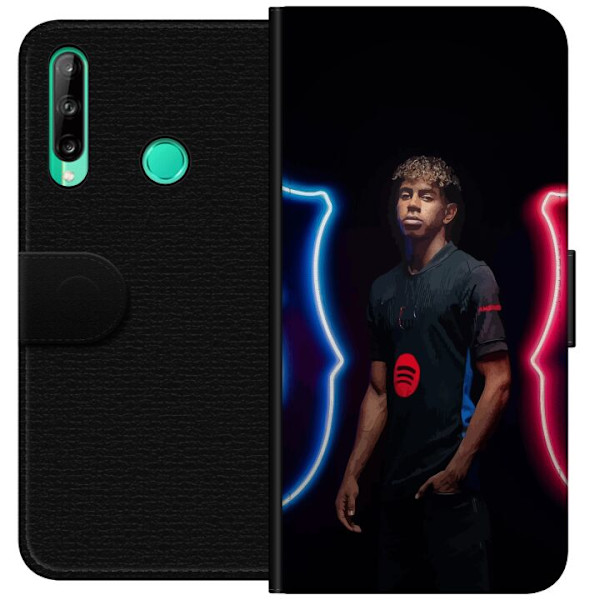 Huawei P40 lite E Tegnebogsetui Yamal Fodbold FC Barcelona Ung Talent Spiller Fodboldstjerne Spanien La Liga Populært Motiv