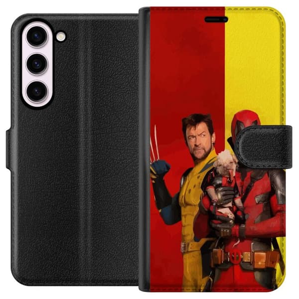 Kompatibelt Plånboksfodral till Samsung Galaxy S23+ Deadpool & Wolverine