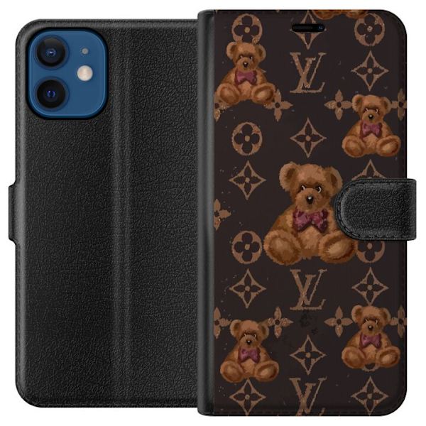 Apple iPhone 12 mini Lompakkokotelo Louis Vuitton Teddykarhu Kuvio Ylellinen Muotisuunnittelu Suosittu Motiivi Muoti-Trendi Ylelliset Asusteet