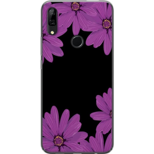 Huawei P Smart Z Gjennomsiktig deksel Blomsterverk