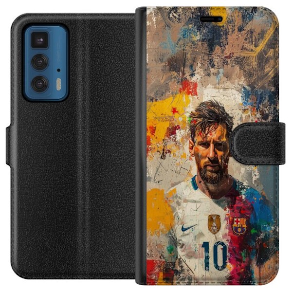 Motorola Edge 20 Pro Tegnebogsetui Messi Art