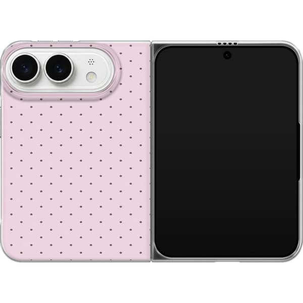 Kompatibel Mobilcover til Apple iPhone Duo Rosa miniprikker pink