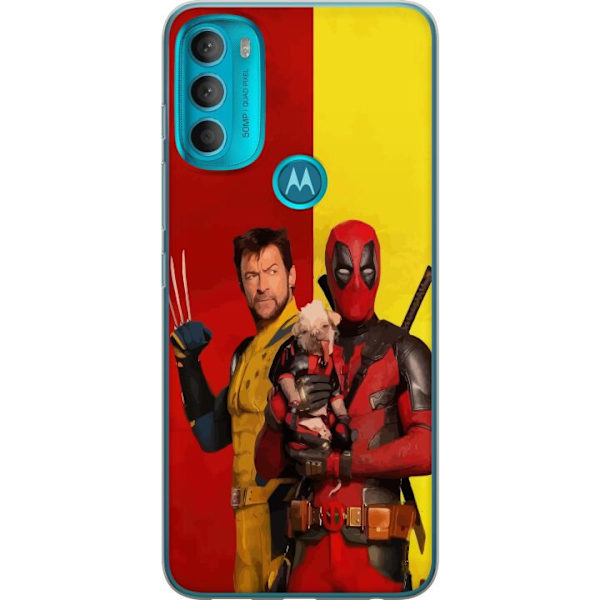 Motorola Moto G71 5G Läpinäkyvä kuori Deadpool & Wolverine