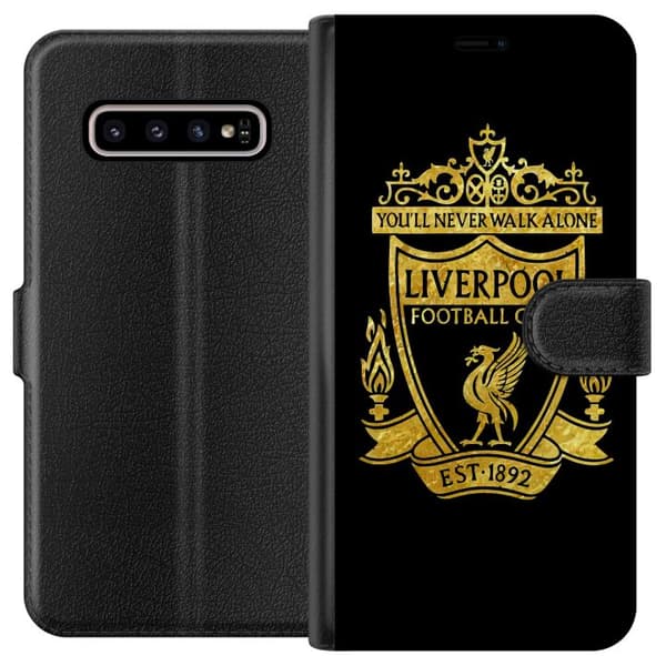Kompatibelt Lommeboketui til Samsung Galaxy S10+ Liverpool