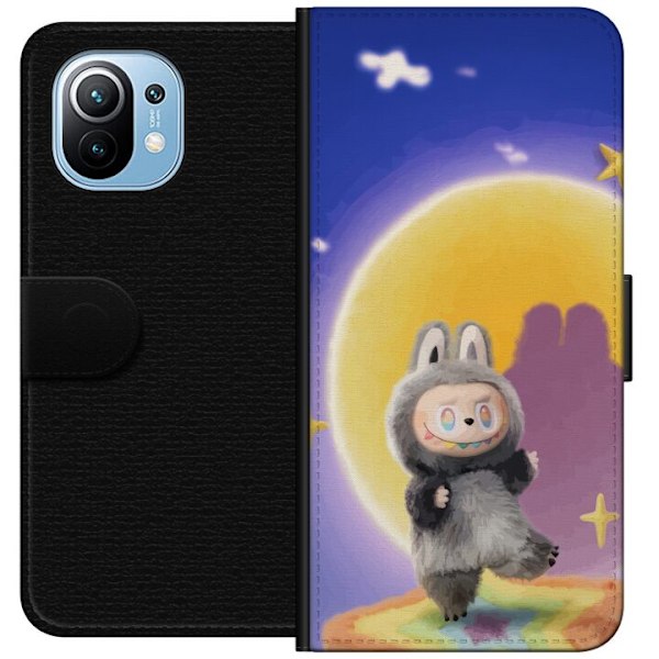 Xiaomi Mi 11 Tegnebogsetui Labubu Neon Pop - Neonfarvet pop ar