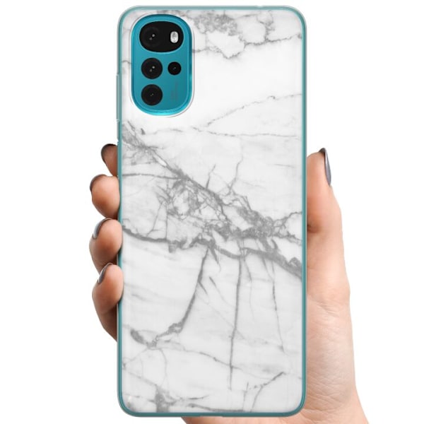 Motorola Moto G22 TPU Mobilcover Marmor