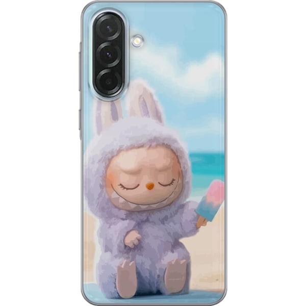 Samsung Galaxy A36 Läpinäkyvä kuori Labubu Vaaleanpunainen