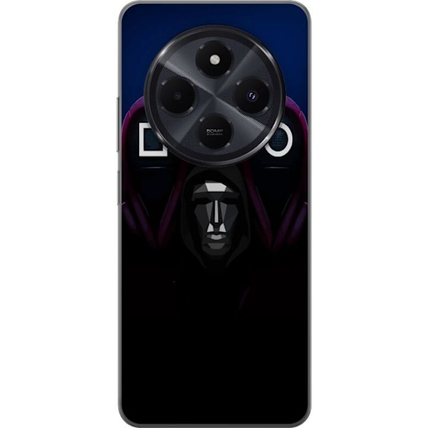 Xiaomi Redmi A4 Genomskinligt Skal Squid Game Säsong 3 Nya Ikoner Populär Serie TV Motiv Asiatisk Drama Trend Ikoniskt Grafisk Design