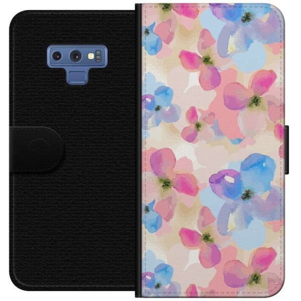 Samsung Galaxy Note9 Plånboksfodral Blomsterlyx