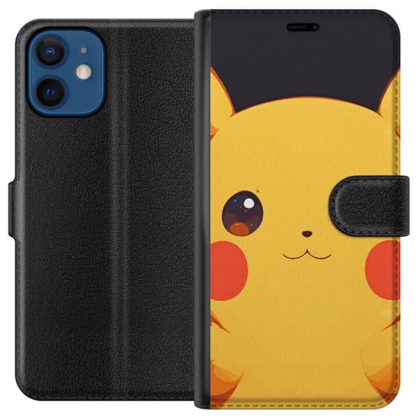 Kompatibelt Plånboksfodral till Apple iPhone 12 Pikachu