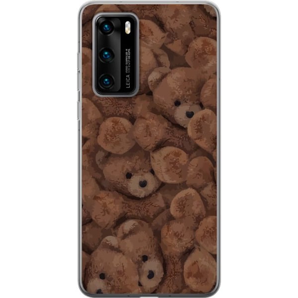 Huawei P40 Gjennomsiktig deksel Teddy