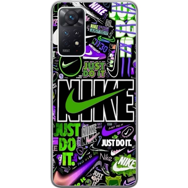 Xiaomi Redmi Note 11 Pro Gennemsigtig cover Nike