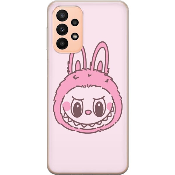 Samsung Galaxy A23 5G Läpinäkyvä kuori Labubu Eläinradan B