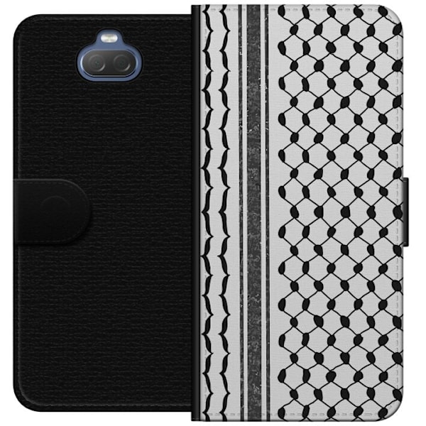 Sony Xperia 10 Plus Lompakkokotelo Palestiinalainen kuvio - pe