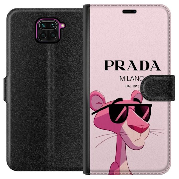 Xiaomi Redmi Note 9 Lompakkokotelo Prada Ruusupantteri