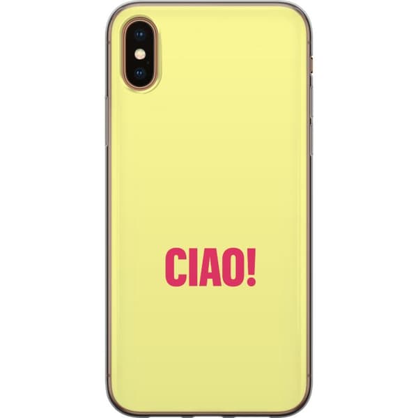 Kompatibelt Mobildeksel til Apple iPhone X Rosa CIAO gul