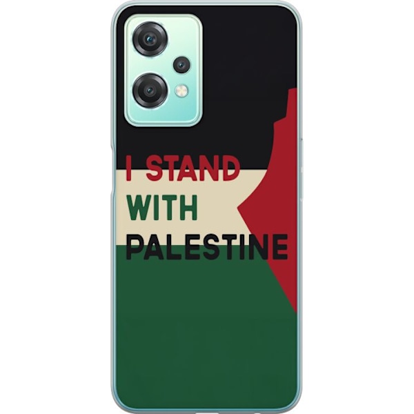 OnePlus Nord CE 2 Lite 5G Genomskinligt Skal Stand with Palestine – solidaritetsdesign med starkt budskap