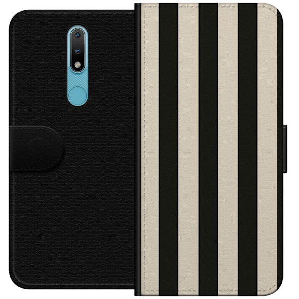 Nokia 2.4 Plånboksfodral Line Flow