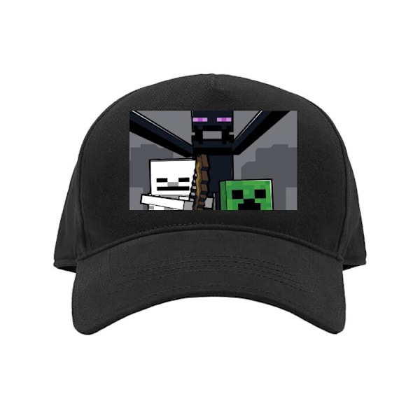 Keps för Vuxen | Klassisk Justerbar Keps Minecraft svart Vuxen