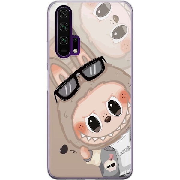 Honor 20 Pro  Gennemsigtig cover Labubu Rainbow Chaos