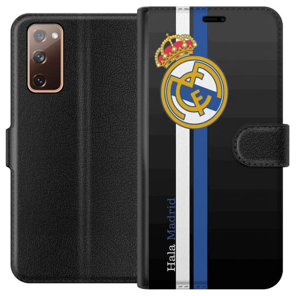 Kompatibel Tegnebogsetui til Samsung Galaxy S20 FE Real Madrid