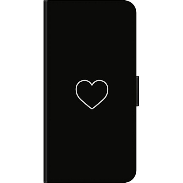 OnePlus 7T Tegnebogsetui Hjerte