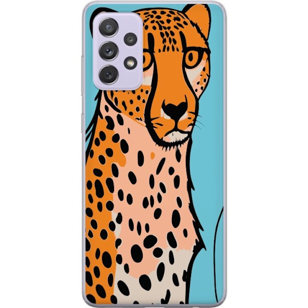 Samsung Galaxy A52s 5G Gennemsigtig cover Overrasket Leopard