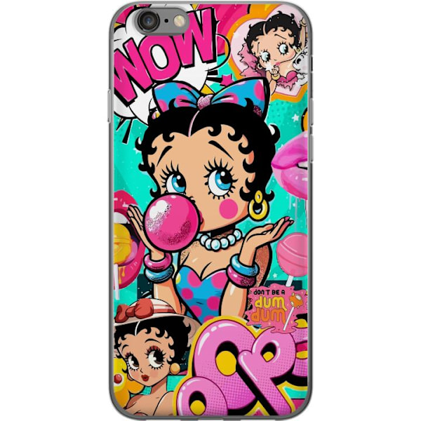 Apple iPhone 6 Läpinäkyvä kuori Betty Boop