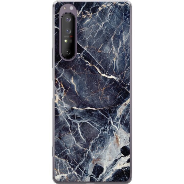 Sony Xperia 1 II Gennemsigtig cover Marmoreret