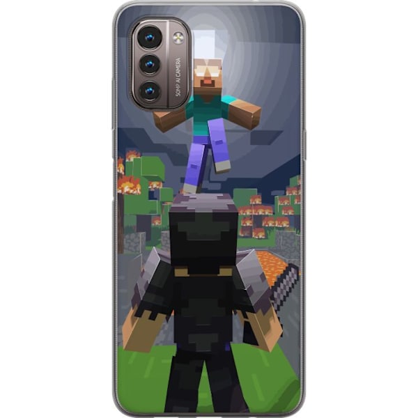 Nokia G21 Gennemsigtig cover Minecraft