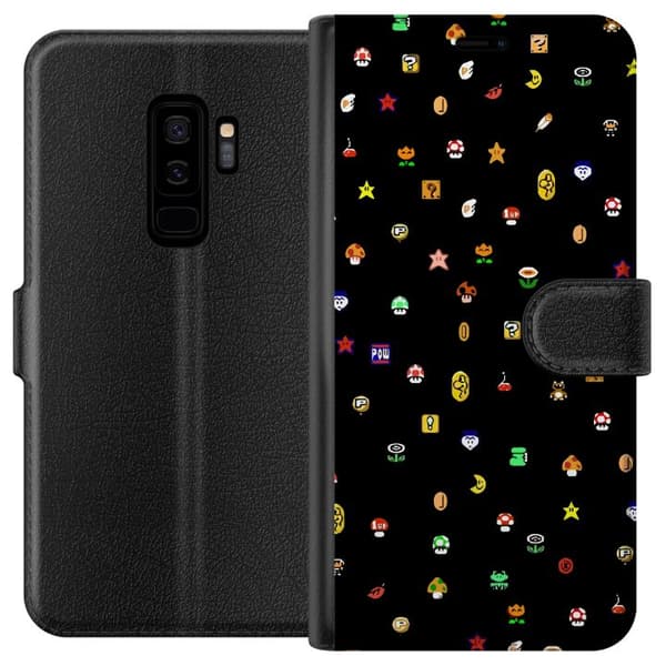 Kompatibel Tegnebogsetui til Samsung Galaxy S9+ Super Mario Bros