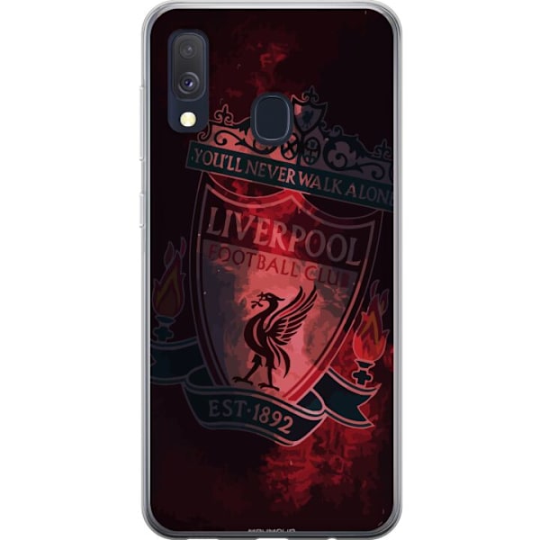 Samsung Galaxy A40 Genomskinligt Skal Liverpool