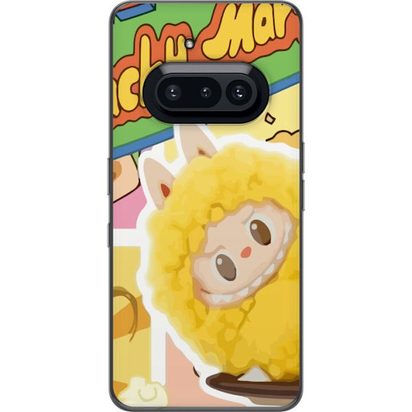 Nothing Phone (3a) Läpinäkyvä kuori Labubu Wacky Mart Pop Mart -sarjan keräilyfiguuri Söpö Muotoilu Suosittu Teemalelu Sarja Luova Taidelelu