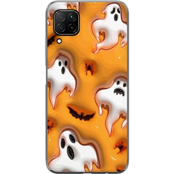 Huawei P40 lite Läpinäkyvä kuori Halloween 3D 2024