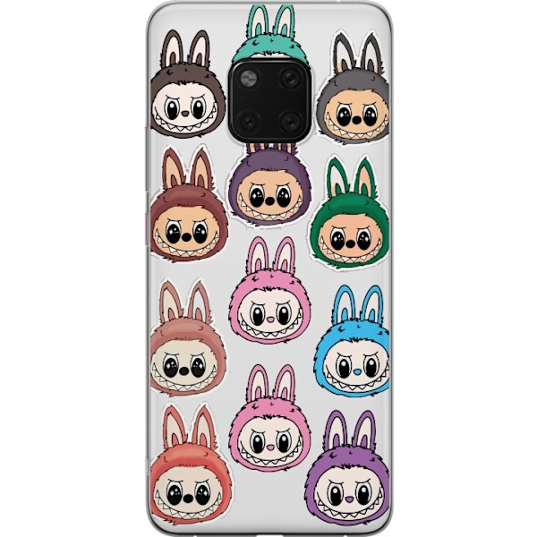 Huawei Mate 20 Pro Genomskinligt Skal Labubu Macaron Monster