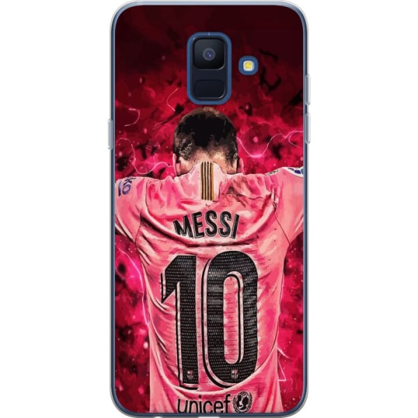Samsung Galaxy A6 (2018) Gennemsigtig cover Messi