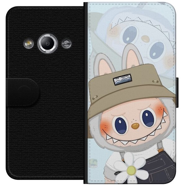 Samsung Galaxy Xcover 3 Tegnebogsetui Labubu med hat - Pop Mart figur Mr. Butcher i retro-stil med karakter