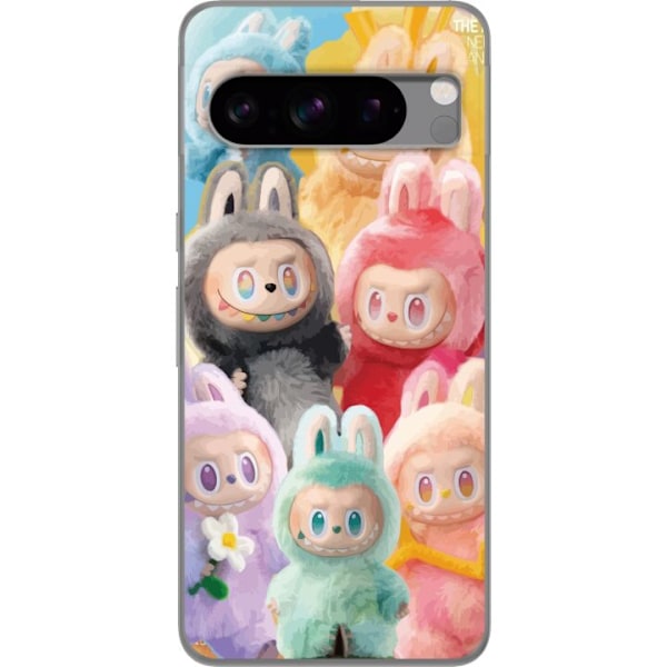 Google Pixel 8 Pro Läpinäkyvä kuori Labubu Luonnos Tyyli