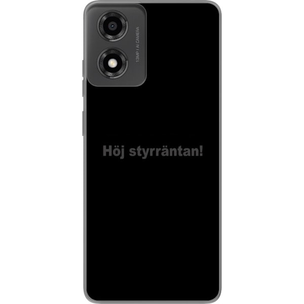 Motorola Moto E14 Genomskinligt Skal Höj styrräntan!